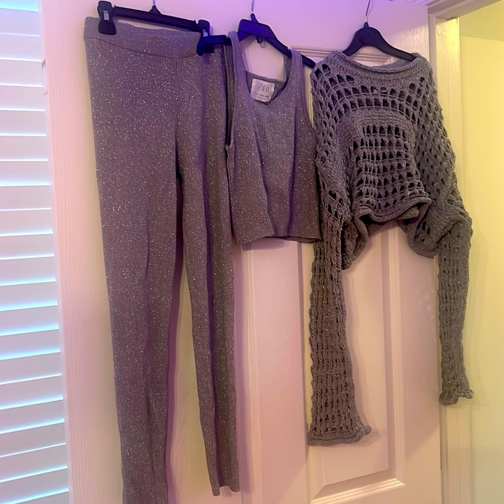 Zara 3 piece outfit.